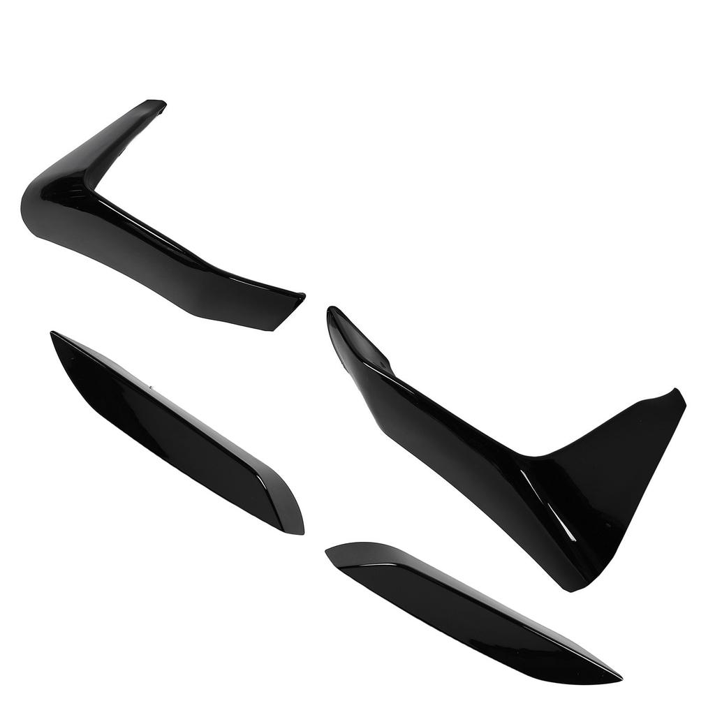 4Pcs Front Bumper Grille Fog Light Spoiler Set ABS Improve Sporty Appearance Front Bumper Splitter for F80 F82 F8  4