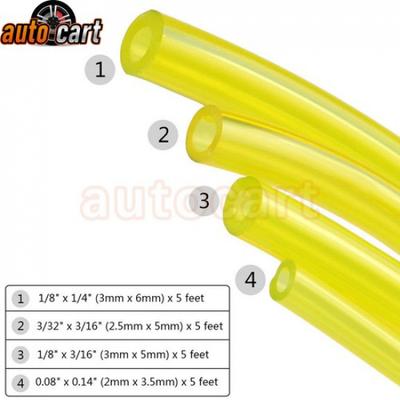 Gas Fuel Line Hose Tube 5Feet 4 Sizes For Poulan PPB100 PPB100E PPB150E PPB150E