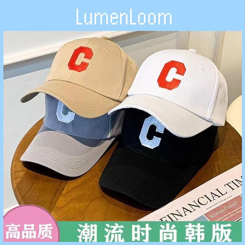 C Embroidery Letter Cotton Baseball Cap Sun Protection Breathable Hat Fashion