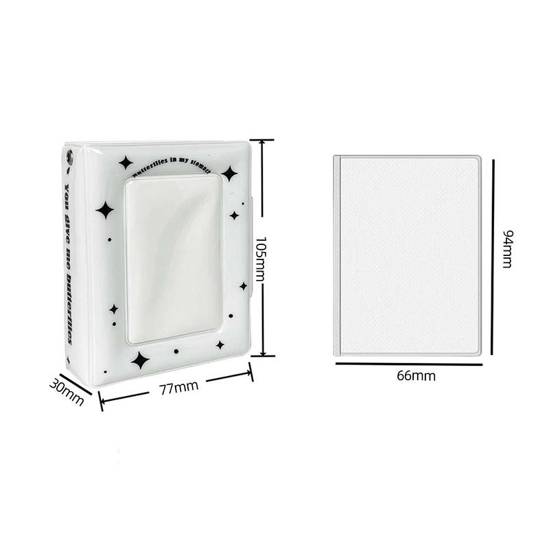 Lista Sympatii Zdjęcie Mały Portfelik na Karty Mini Album 3-3.5 Album Celebryty Książka na Karty Odpowiedni Do Przechowywania Małych Kart Celebrytów Anime