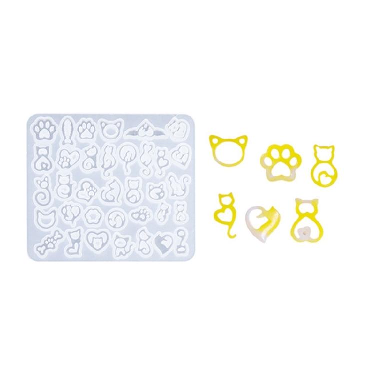 Elegant Sturdy Silicone Cats Earring Mould for Jewelry Making Accessory for Crafting Supplies Home Accessories