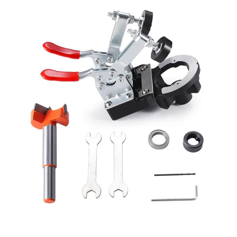 

Керівництво для свердління отворів для деревообробки. Локатор. 35-міліметрове пристосування для розточування петель. Ефективний шаблон. Встановлення отворів для дверей шафи.