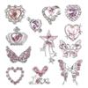 24 Stück 3D DIY Nagelanhänger Harz und Legierung Nagel Schmuck Neue Nagel Edelsteine Dekor Nagel Zubehör