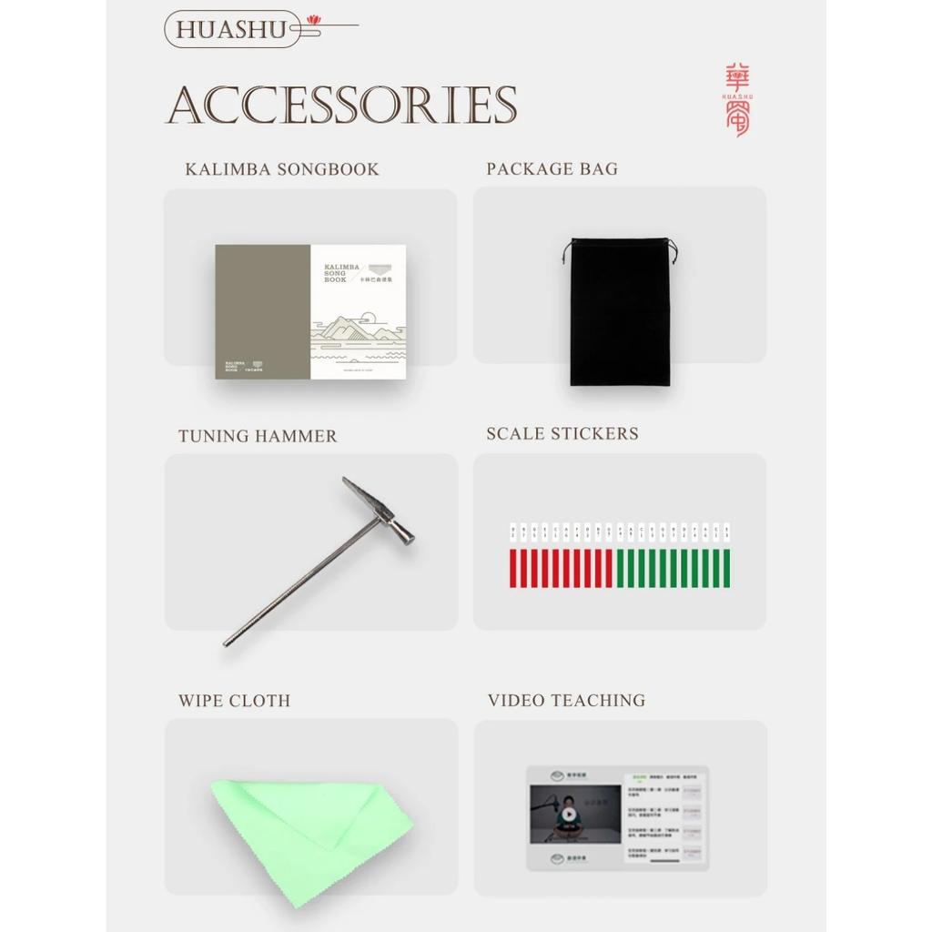 21 Key Mahogany Kalimba 17 Key Thumb Piano Finger Piano Mbira for Beginner Gifts for Adults/Kids