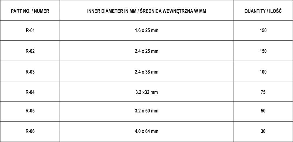 STRAIGHT PIN SET 555 PCS MIX - YT-06873