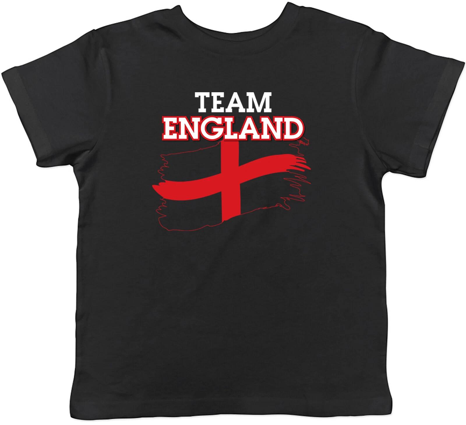 Team England Flag Childrens Kids T-Shirt Boys Girls 150