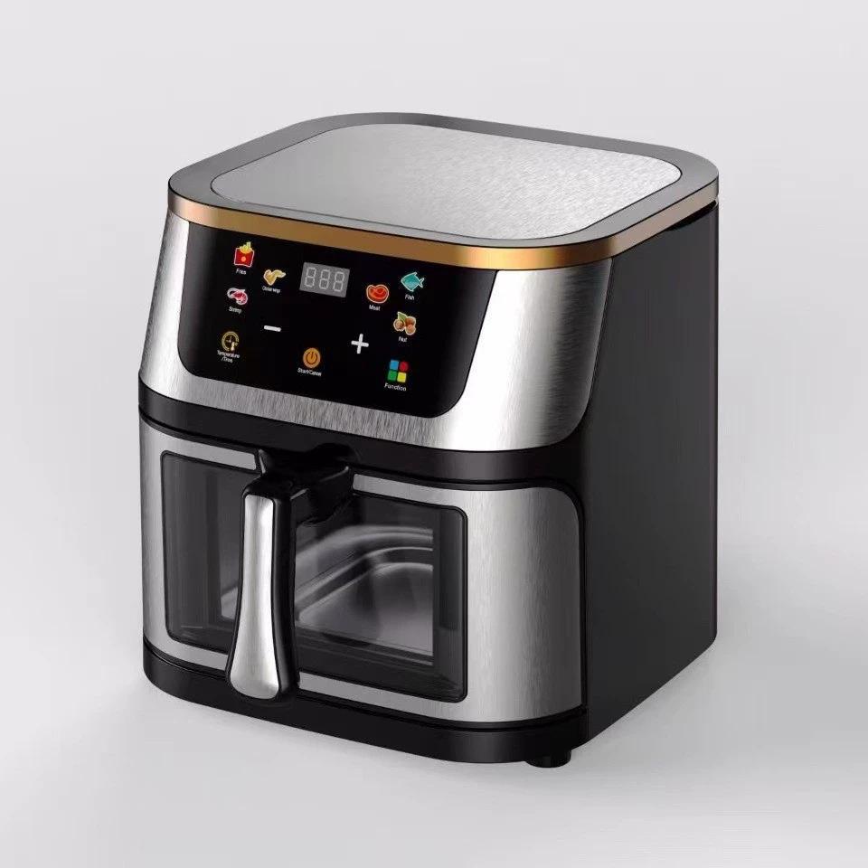 Stainless Steel Smart Air Fryer, Large Capacity, US Standard