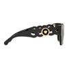 Versace Medusa Logo Square Sunglasses Unisex Sunglasses Black VE4409GB187