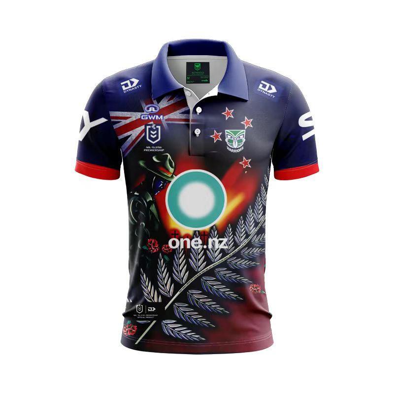 NRL Warriors Maroochydore T Shirt Polo Tank Top Womens Kids Rugby Sportswear