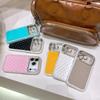 Fashion Solid Color Rhombus Grid Pattern Glitter Rhinestone Shock Proof Phone Cover Case for IPhone 17 16 15 14 13 Pro Max