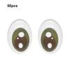 50pcs High Transparency Doll Eyes Accessories Crystal Simulation Glass Eye Patches