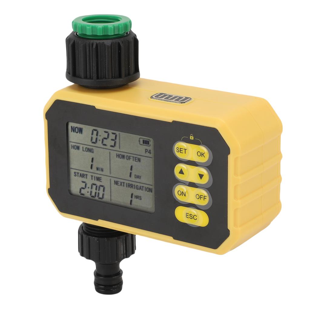 Solar Single Way Valve Sprinkler Timer Automatic Irrigation Watering Timer with Rain Sensor for