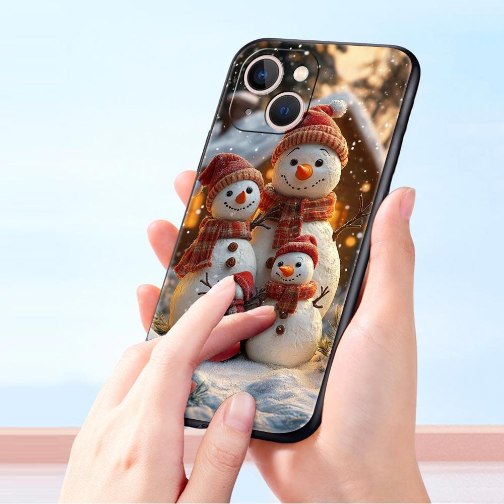 Weihnachtsmann Handyhülle Cover für iPhone 17 16 15 14 13 12 Pro Max 11 Pro Max 17 AIR Plus Stoßfest Weiche TPU Hülle Fundas