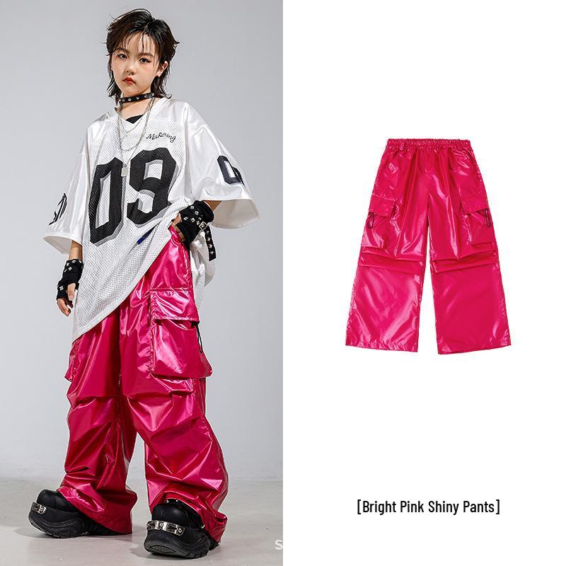 Street Style Hip Hop & Jazz Dance Outfit pro děti - Letní vystoupení pro chlapce a dívky