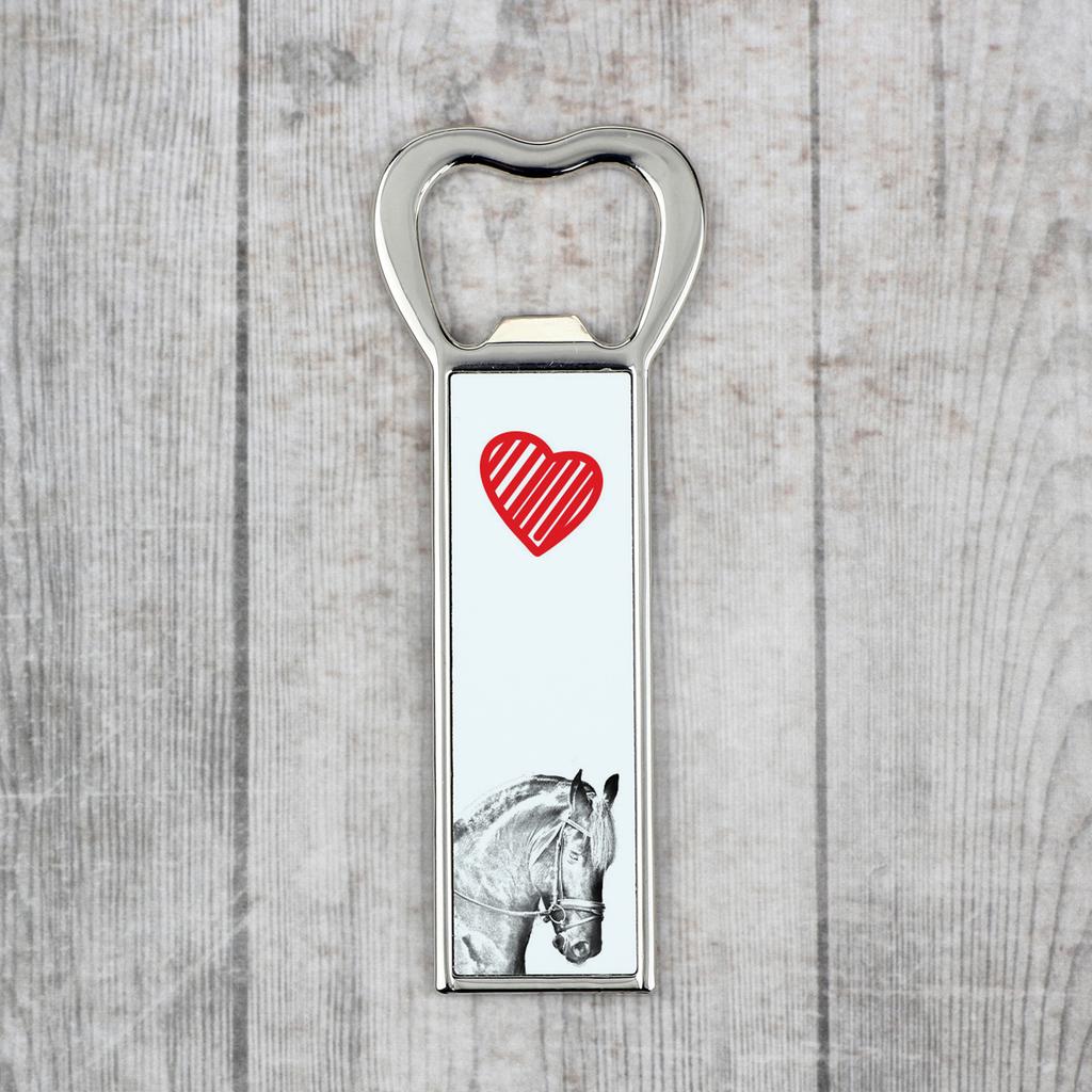 Koń Fryzyjski - Otwieracz Do Butelek Z Koniem, Personalizowany Otwieracz Na Lodówkę, Wyjątkowy Upominek Dla Mężczyzny Marki Art-Dog
