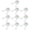 10pcs LED Camping Rope Hanging Light Outdoor Silicone Camp Tent String Rope Warning LightsFull Colour