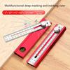 Multifunctional Foldable Angle Ruler Adjustable Positioning Scribing Protractor Marking Depth Measurement Tool Woodwork