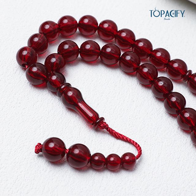 Middle Eastern Kuk Beads Muslim Prayer Rosary - 33 Bead Bracelet