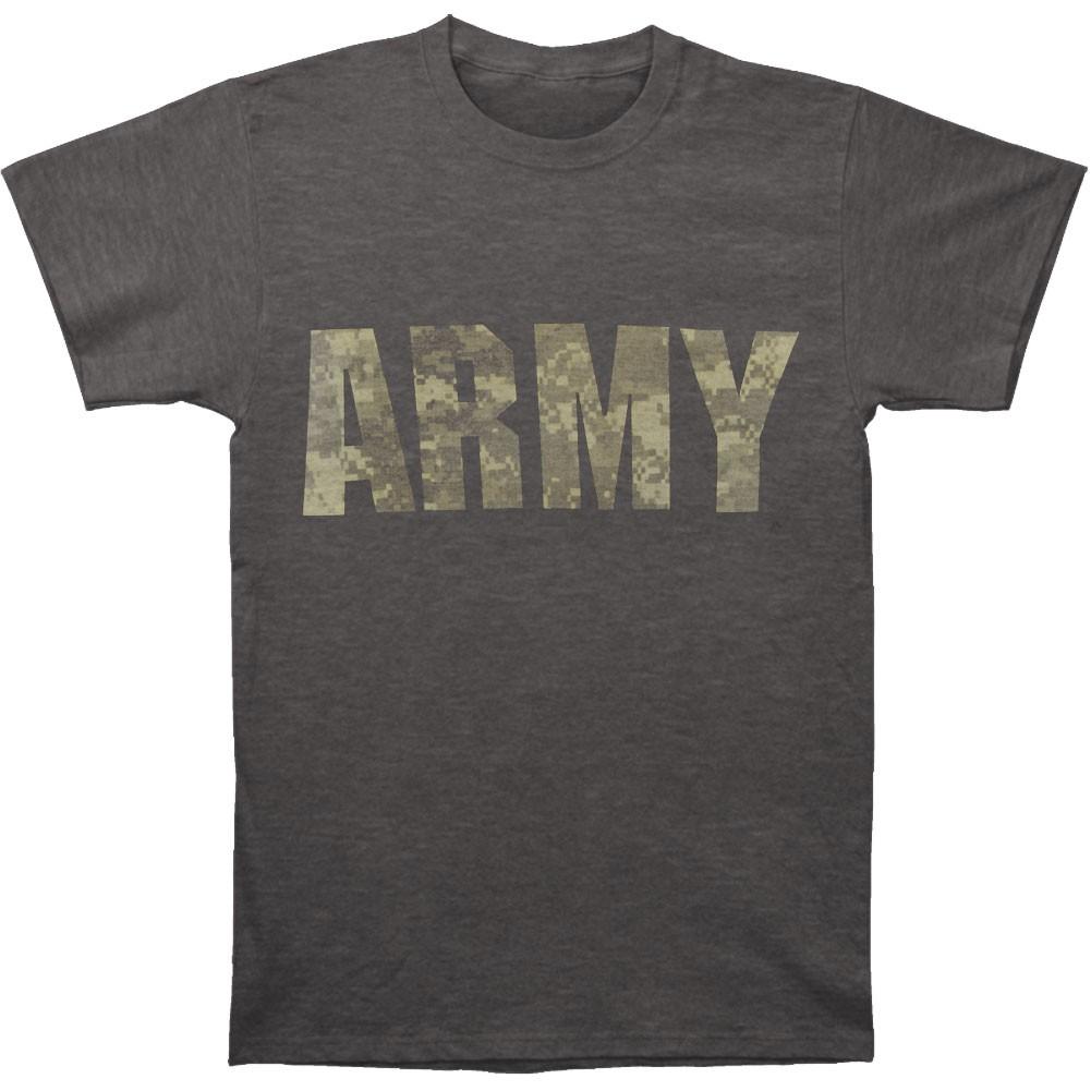 Men s Army Camo Logo T-Shirt Mens Womens Tees Top Grey XL