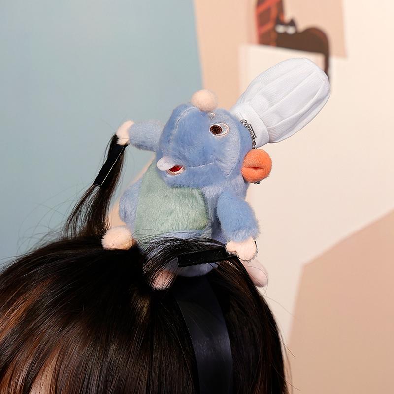 Ratatouille Haarband Neues Cartoon Plüschtier Kopfband Französische Breite Krempe Haarnadel Po Kopfschmuck Kreativität Mädchen Geschenk
