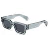 Nuovi occhiali da sole quadrati a freccia, occhiali da sole da spiaggia moda europea e americana, occhiali unisex unici Miding