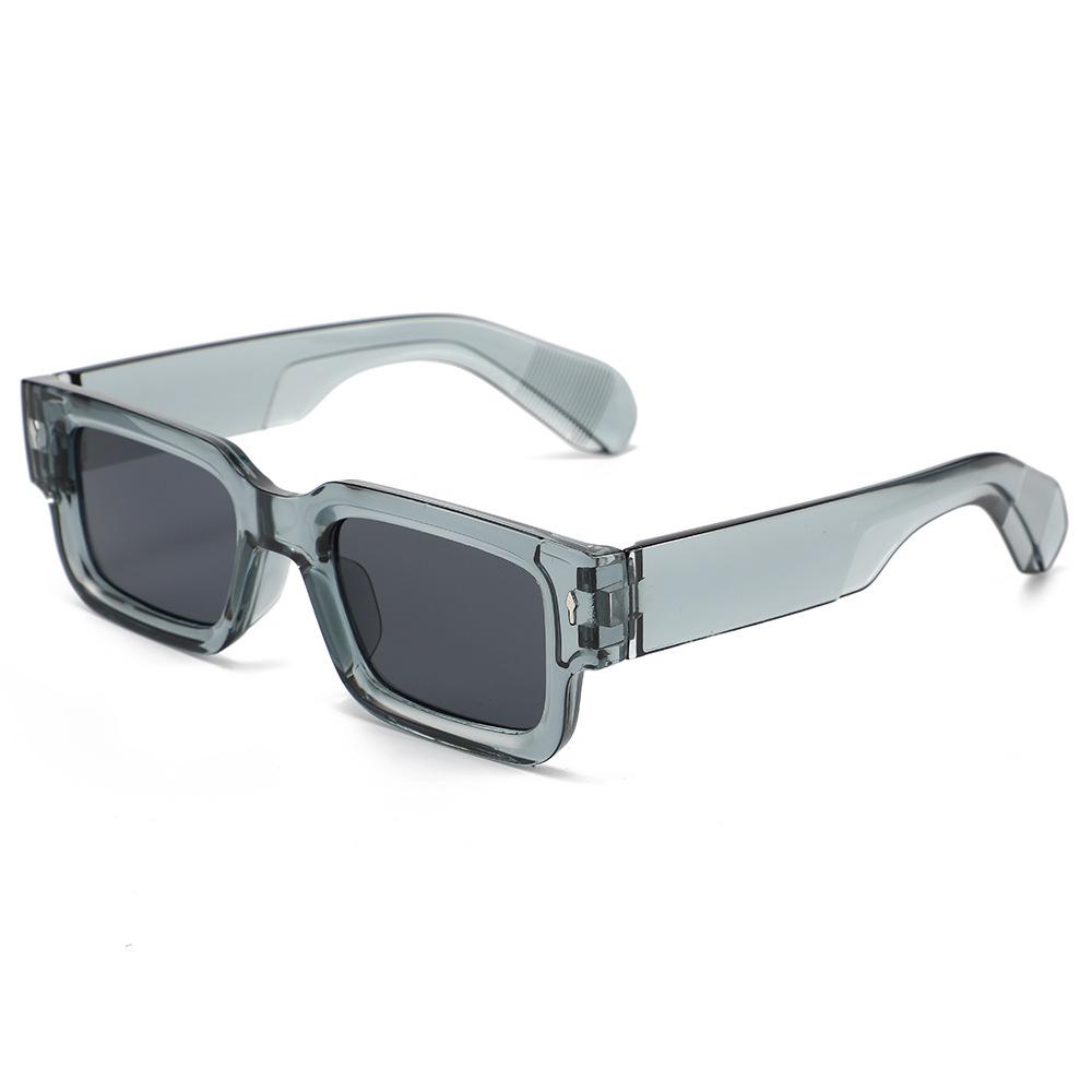 Nuovi occhiali da sole quadrati a freccia, occhiali da sole da spiaggia moda europea e americana, occhiali unisex unici Miding