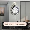 Modern Minimalist Wall Clock for Living Room, Restaurant, or Home Decor