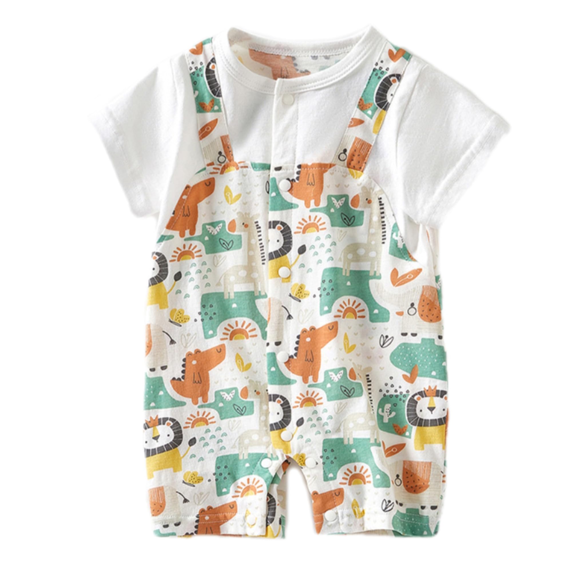 

Baby Newborn Half Short Baby Clothes [GORBAST] Clothes, Boys, Girls, Jumpsuits, Clothes, Sleeves, Rompers, Coveralls, Underwear, Sleeves, Summer, зелёный