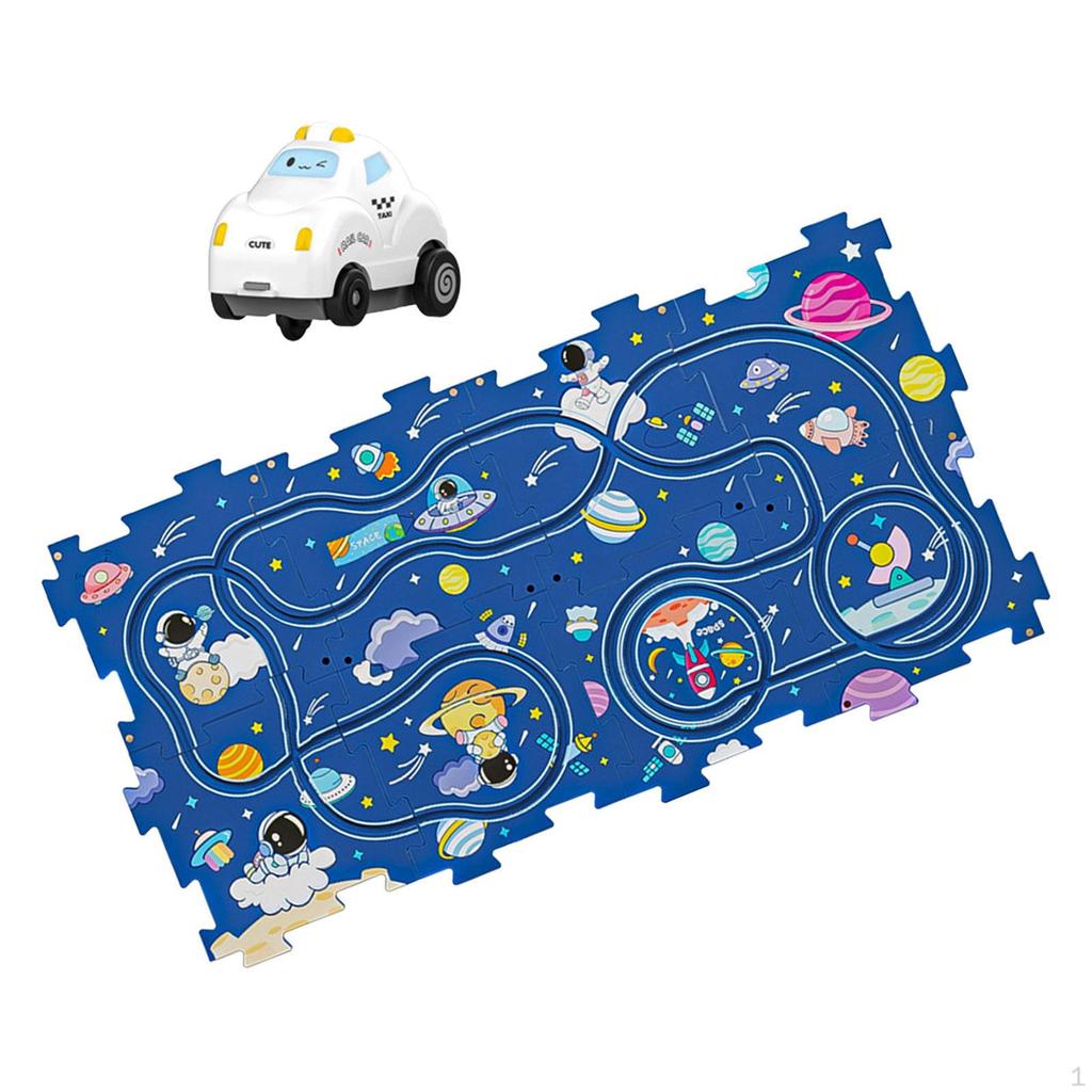 Cars, Slot Rail Toys for Car Construction Toys, Puzzle Game