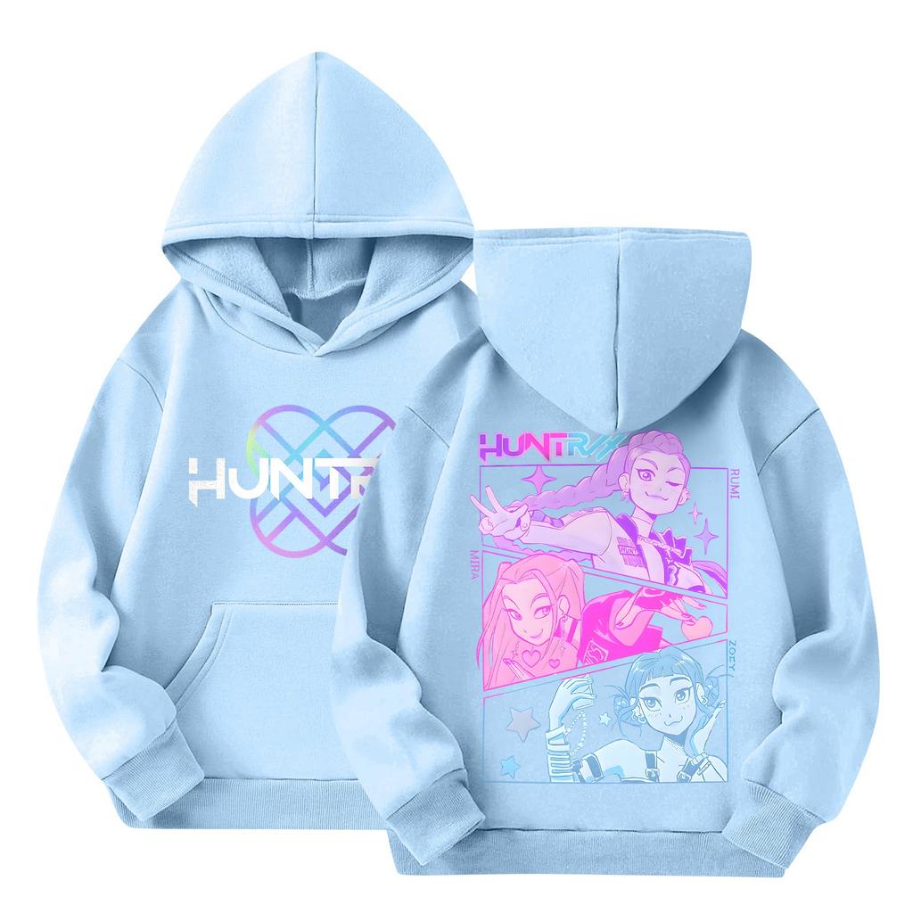 Women's Hooded Gradient Printed Long Sleeved Sweatshirt Loose Women's Sweatshirt  Sweatshirt