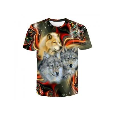 Animals Printed T Shirt Kids 3d Printing Tops Short Sleeve Tees Comfortable Breathable Sport Fashion T Shirts