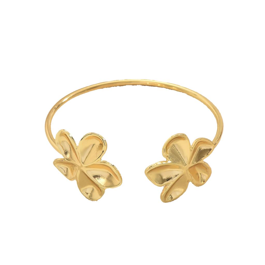Wind Ladies Bracelet Versatile Premium Floral Design Opening Adjustable Bracelet Niche Versatile Women