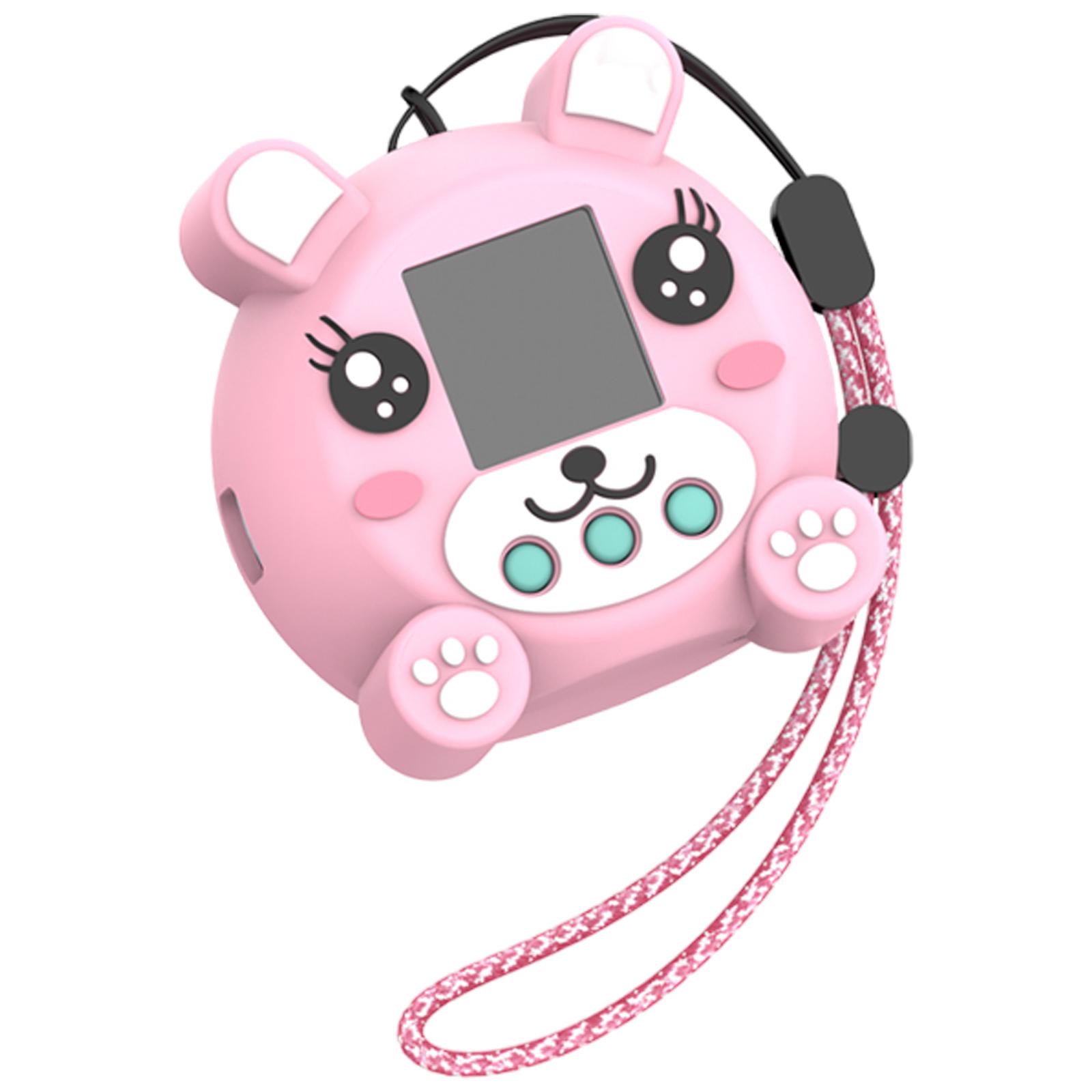 

Силиконовый защитный чехол для интерактивной цифровой игрушки Punirunes, водонепроницаемый гибкий чехол, противоударный чехол розовый