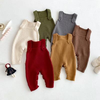 Babykleding Herfst Gebreid Veelzijdig Overalls Jongens Meisjes Wol Lange Broek Baby's Peuters