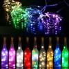 20LED Wine Bottle Cork Shaped String Fairy Lights Night Lamp Faddish Battery ZKStar WBL