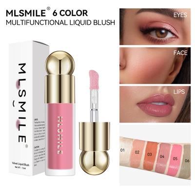 Lip and Cheese Blush Two -purpose Universal Moisturizing Multifunctional Natural Repair Highlight Liquid Blush Face Makeup