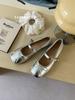 Ballet single shoes girl 2025 new summer Korean version French retro gentle fairy casual flat Mary Jane shoes