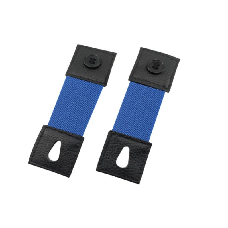 Adjustable Elastic Shirt Sleeve Bands with Non-Slip Cuff Holders -Fixed Button Closure for Men's Formal & Casual Attire