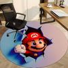M-Mario Breakthrough Office Round Area Rug, Under Office Chairs Bedroom Living Room Home Decor, A1022393