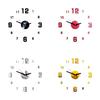 Elegant 3d Diy Acrylic Digital Wall Clock For Creative Home Living Room Decoration