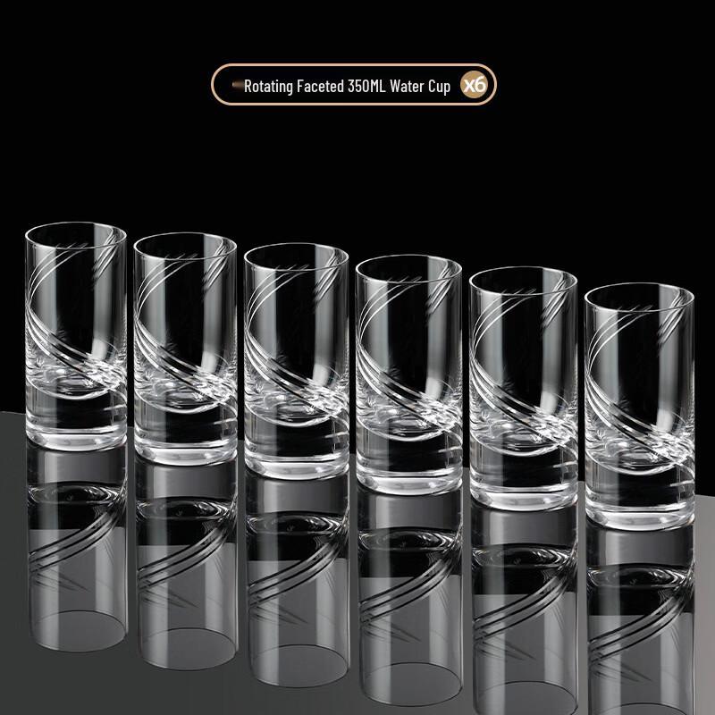Handon Starlight Faceted Lead-Free Crystal Glasses