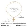 European and American stainless steel heart-shaped necklace - luxurious and high-end collar chain - titanium steel jewelry - best-selling item