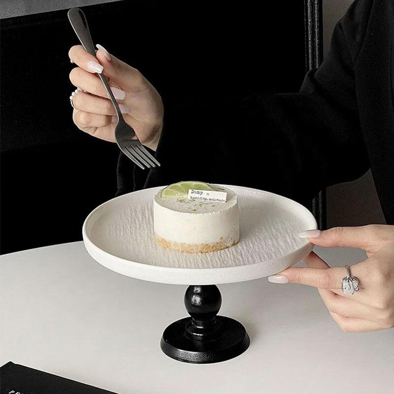 Minimalist Ceramic Footed Serving Platter