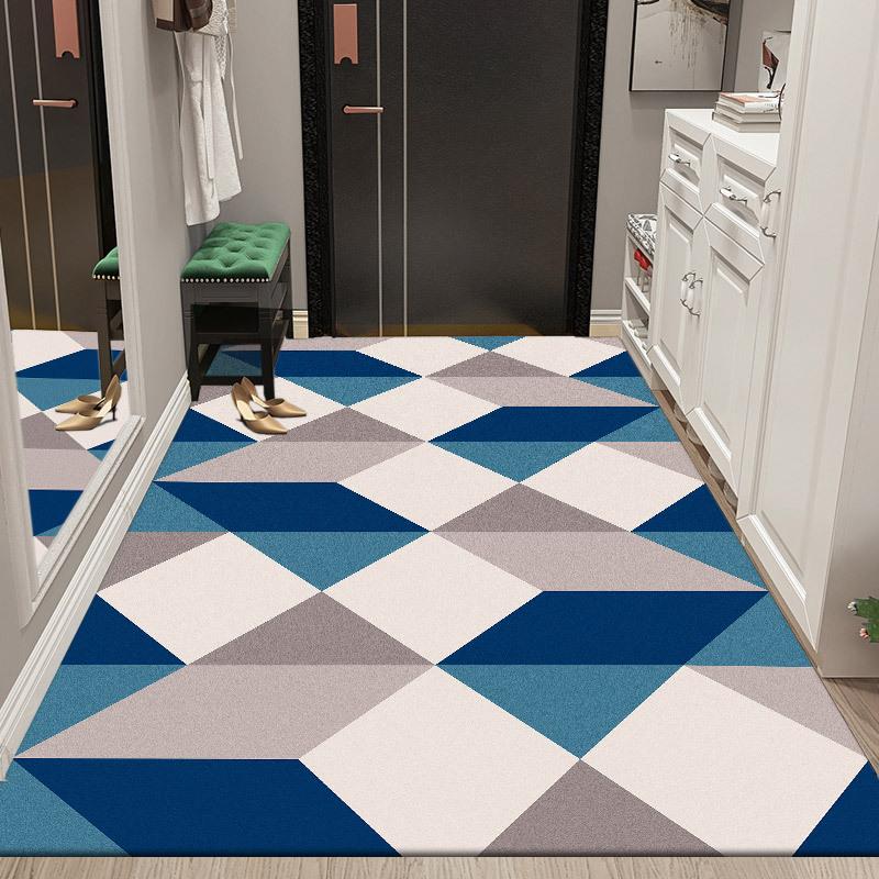 Geometric Carpet Entrance Doormats Anti-Slip Floor Mat Wear Living Room Simple Sofa Large Rugs