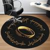 1pc Lord of the Rings Office Round Area Rug,  Under Office Chairs Bedroom Living Room Home Decor a0926011