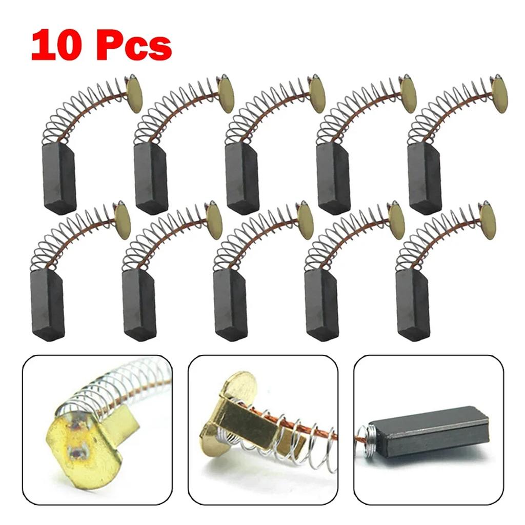 2025 New 10pcs Carbon Brush 4x8x18MM for FR-900 FR-770 FR-1000 Continuous Sealer Carbon Brush Spare Parts Power Tool Accessories