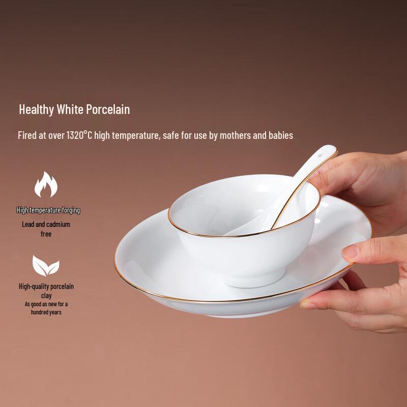 Jingdezhen Light Luxury Ceramic Dinnerware Set