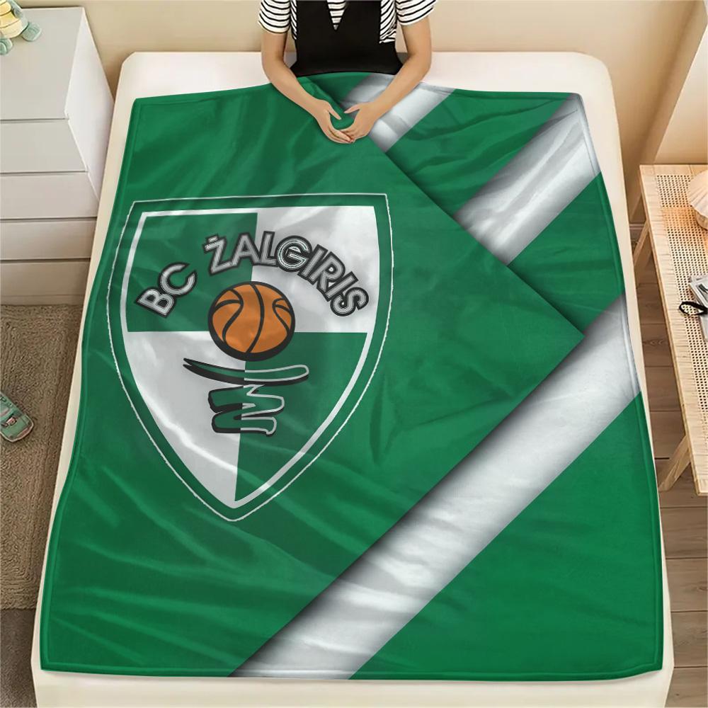 BC Žalgiris  Print Flannel Blanket, High quality Comfortable for All Seasons, Home Decor, Warmth and Comfort