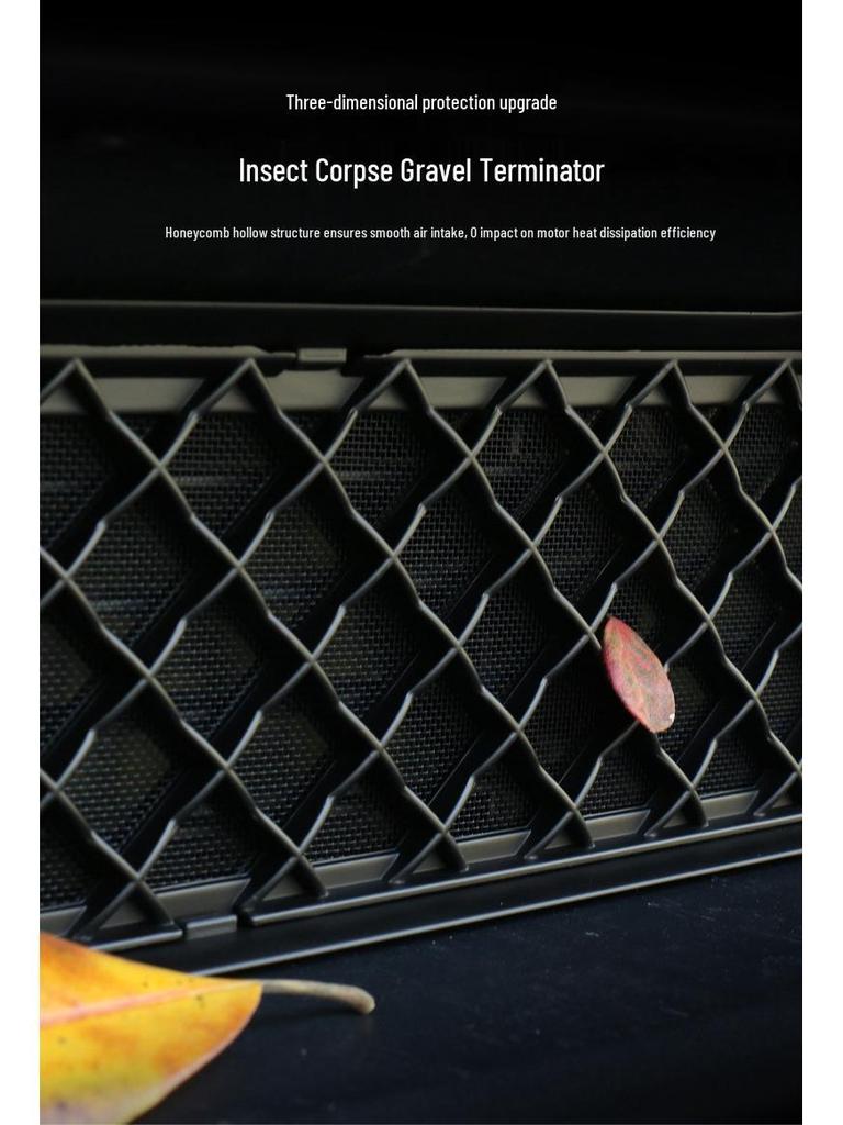 Síť proti hmyzu pro Tesla Model Y: Odnímatelná ochrana sání vzduchu pro modely 2025