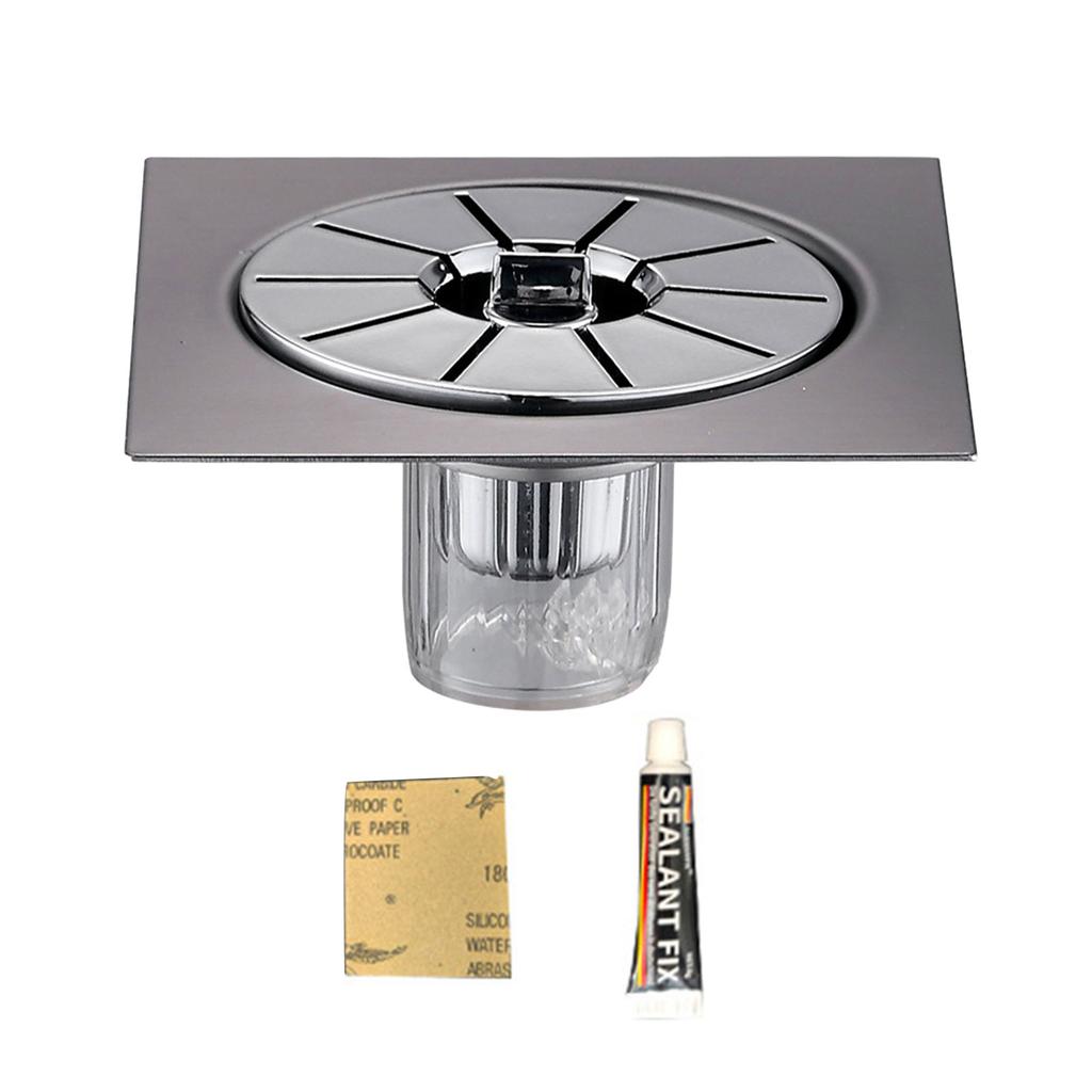Magnetic Self Closing Floor Drain Prevent Odor and Water Backflow Easy Installation Suitable for Bathroom Hotel Travel